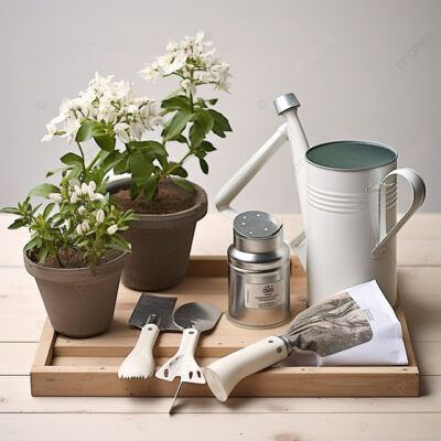 pngtree-gardening-items-and-potting-kit-image_13174910